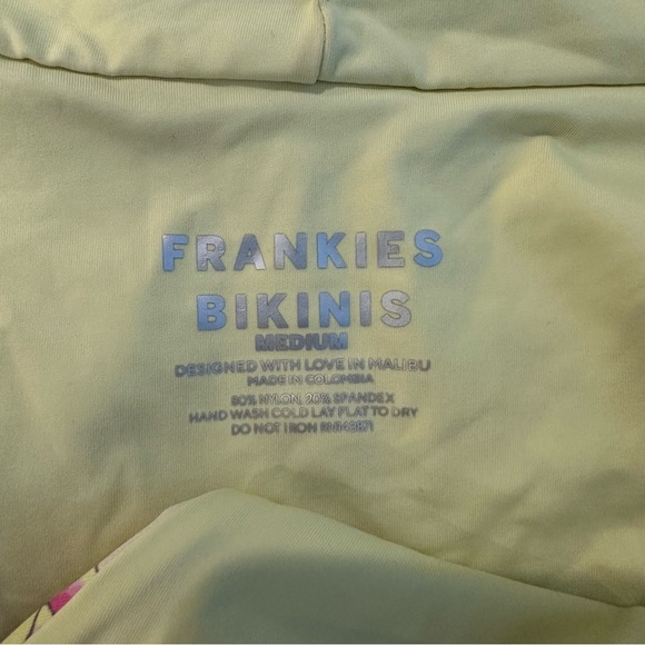 Frankie's Bikinis Yellow and Pink Floral Set - Picture 3 of 3